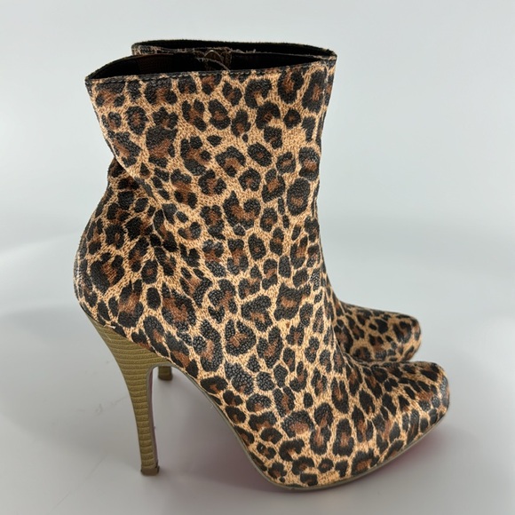 ALBA Women’s Leopard Print Boots EUC - Picture 5 of 17